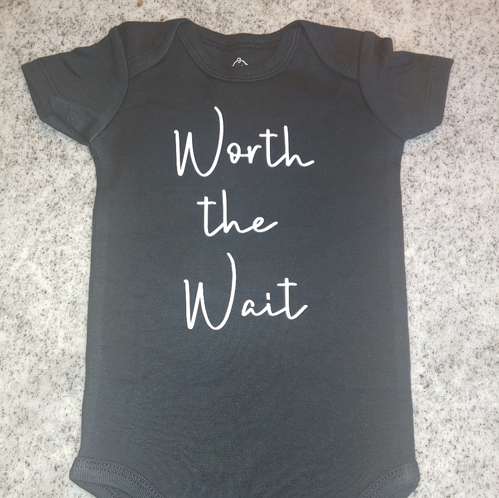 NEW! Worth the Wait Onesie